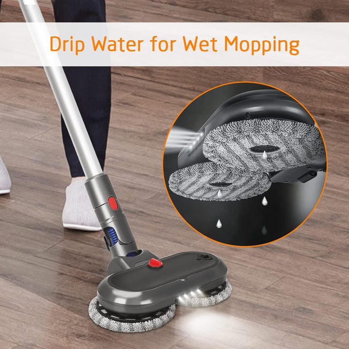 DrRobor Wischaufsatz für Dyson V11 V10 V15 V8 V7 Staubsauger, Wischmopp Aufsatz für Dyson mit Wasser