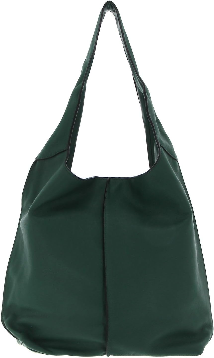 FREDsBRUDER Damen Tasche Schultertasche Shopper Umhängetasche Schultertasche Logoschriftzug Glattled