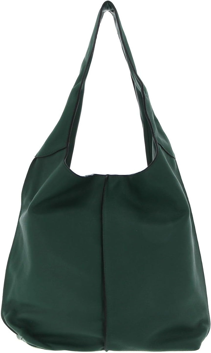 FREDsBRUDER Damen Tasche Schultertasche Shopper Umhängetasche Schultertasche Logoschriftzug Glattled