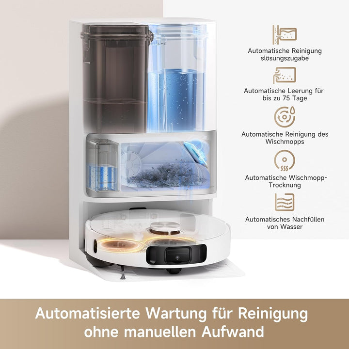 Dreame L10s Ultra Gen 2 Saug- und Wischroboter mit MopExtend™ RoboSwing-Technologie, 10.000 Pa Vorma