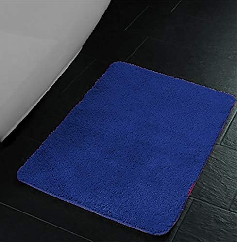 Brandsseller Badematte 70x120 cm Badezimmerteppich Badvorleger Badeteppich Blau 70x120 cm Blau, 70x1