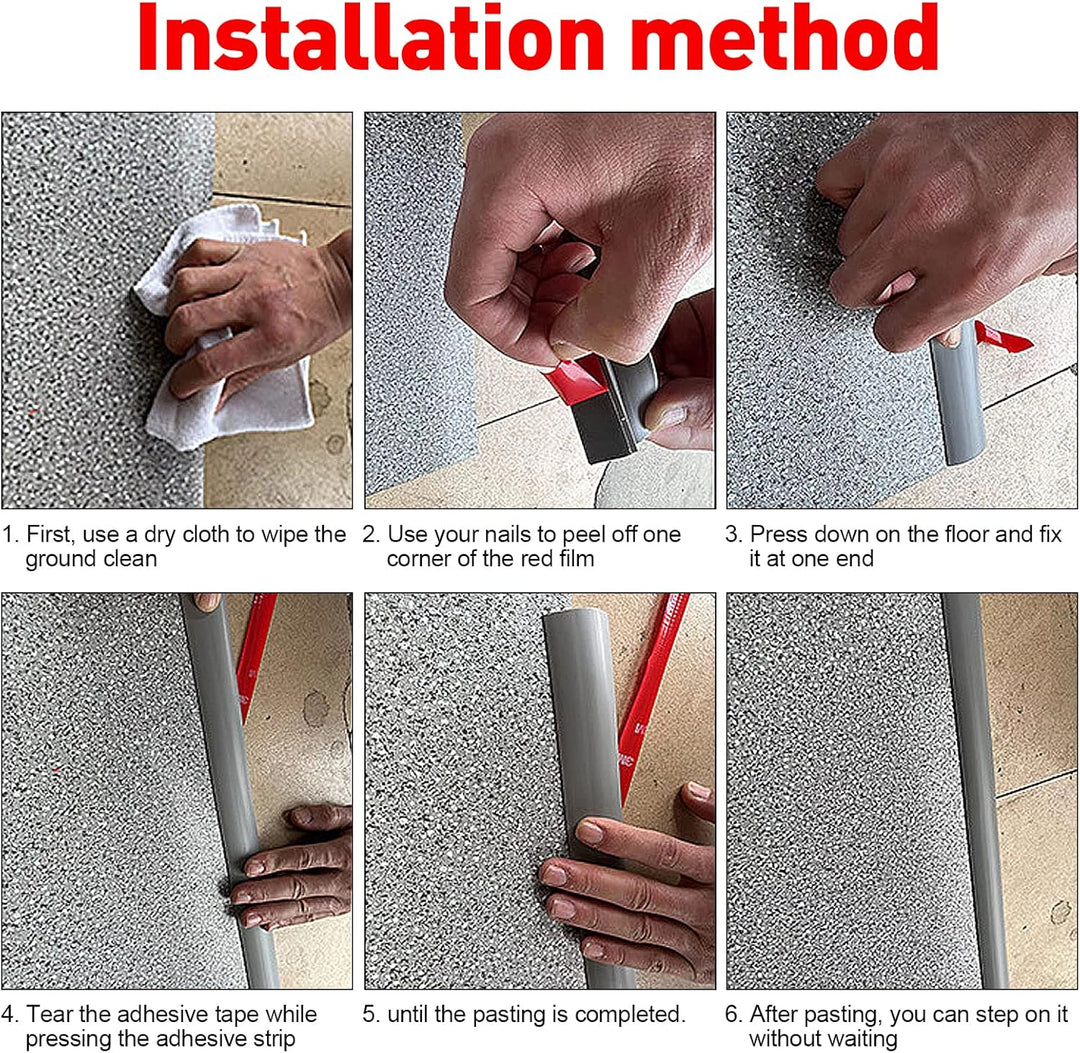 Schwellenrampe Rollstuhlrampe, Türschwellenrampe Selbstklebend, Rampe Türschwelle, Schwelle Übergang