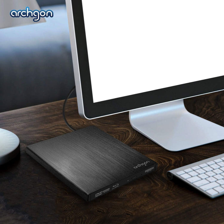 Archgon, Star UHD Externer 4K-Ultra HD BD DVD Player, Blu-ray BDXL Brenner extern für PC, Mac Laptop