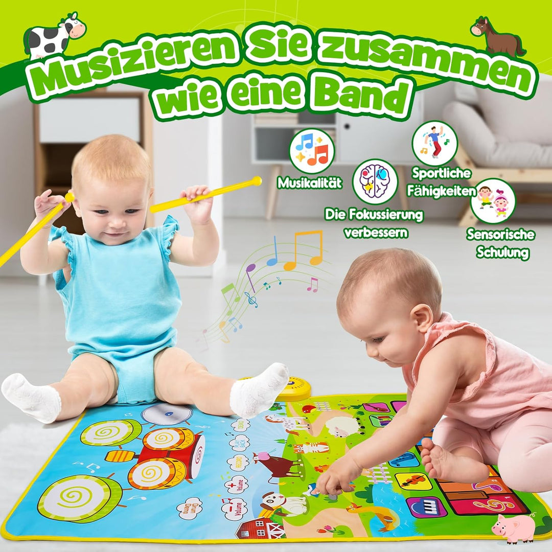 HappyGoLucky Spielzeug ab 1 2 3 Jahre Junge, Kinderspielzeug ab 1 2 3 Jahre Baby Spielzeug Geschenk