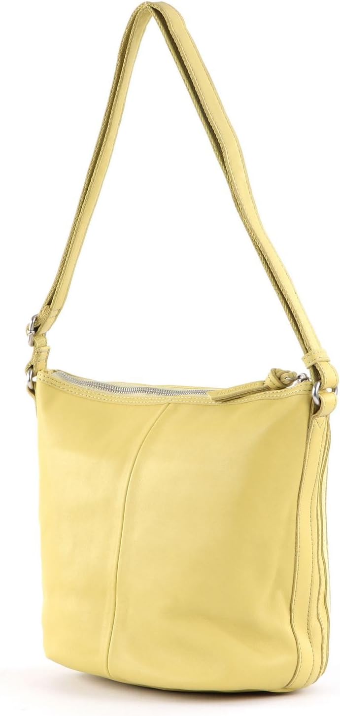 FREDsBRUDER Umhängetasche Ravi Bucket mit Label-Applikationen Einheitsgrösse Zitrone, Einheitsgrösse