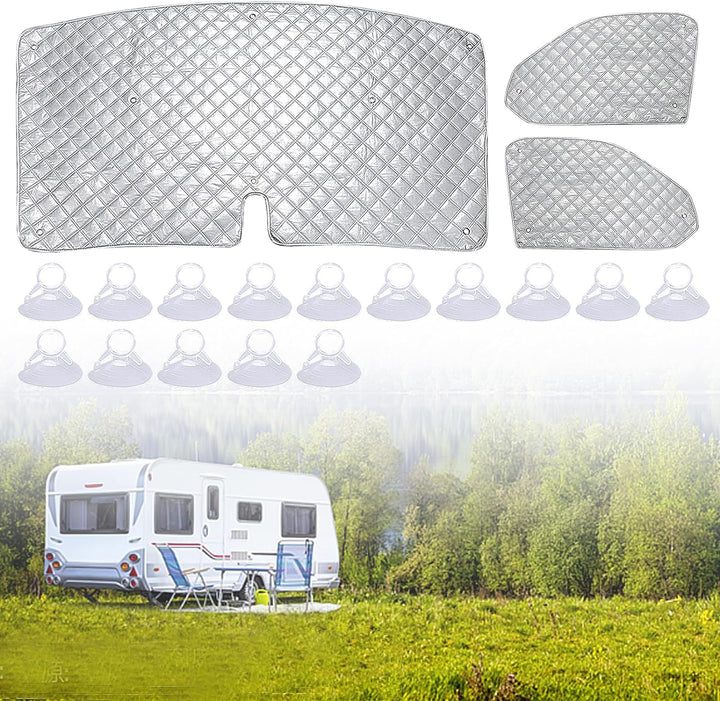 Sonnenschutz Auto Frontscheibe, Technology Thermomatte Kompatibel mit FIAT Ducato Citroën Jumper 200