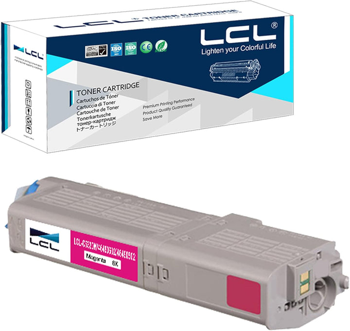 LCL C542 Magebta Toner kompatibel für Oki C532 C542 MC563 MC573 kompatibel für Oki C532dn C542dn MC5