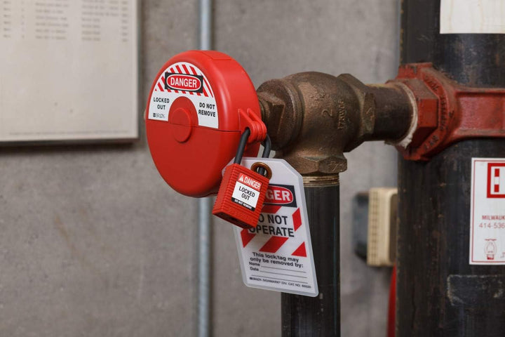 Brady (NYL-BRN-38PL-KD6PK) SafeKey Nylon Lockout-Vorhängeschloss Mit Nylon Bügel 38.00 mm Braun KD -