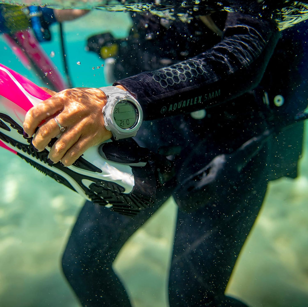 AQUALUNG Unisex-Adult I200c Dekompressionstauchcomputer, Charcoal, Standard Size EU