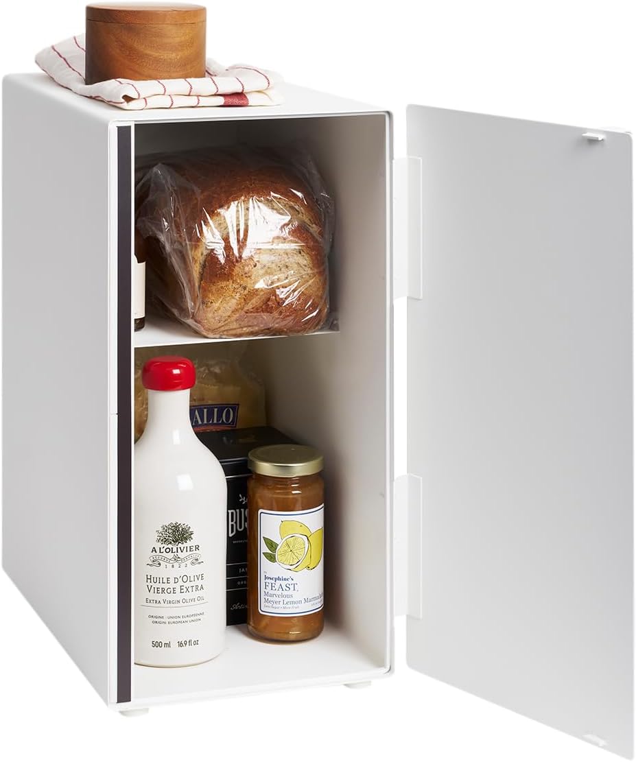 Yamazaki TOWER 5680 Brotkasten hoch Weiss, Weiss