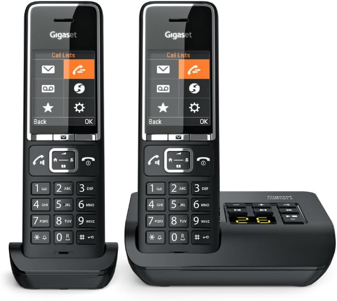 Cordless Gigaset Comfort 550A Duo, Schnurlos, schwarz