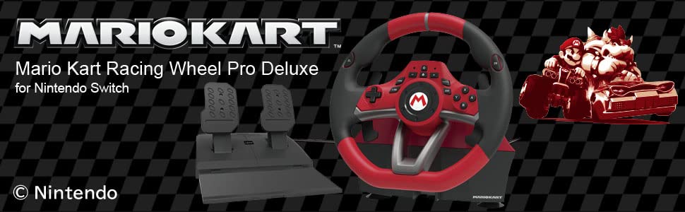 Hori Kart Racing Wheel Pro Deluxe NSW-228U Nintendo Switch/PC