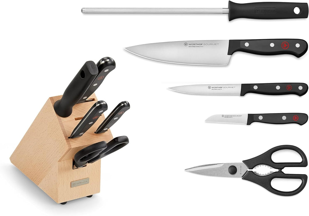 WÜSTHOF Gourmet Messerblock mit 5 Artikeln kl. Block mit 5 Artikeln, kl. Block mit 5 Artikeln