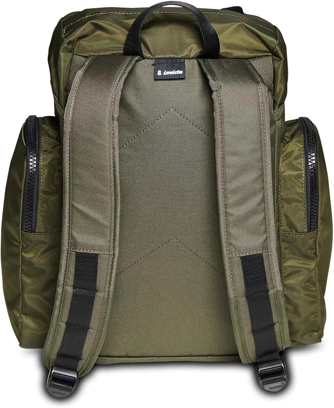 Invicta Rucksack aus nachhaltigem Stoff, Praktisch & Unisex, mit Laptopfach bis 14'', Büro, Uni, Arb