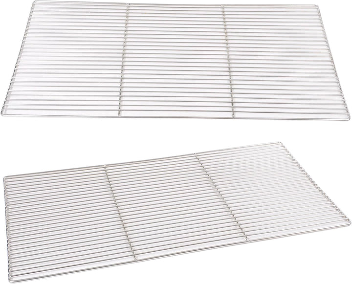 Grillrost 70 x 40 cm aus Edelstahl rostfrei und elektropoliert Grillstabdurchmesser 4 mm, Grillstaba