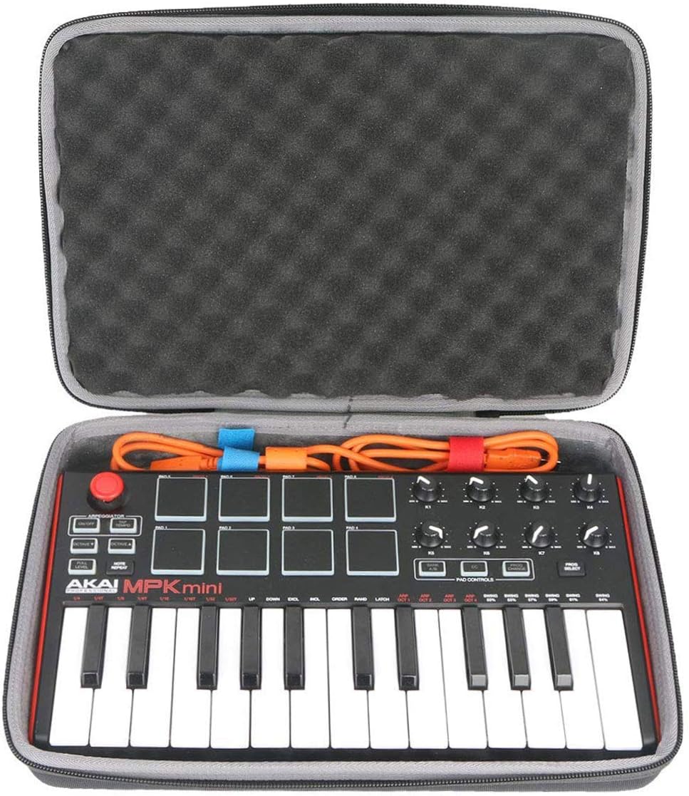 co2CREA Case Hart reiseschutzhülle Etui Tasche für AKAI Professional MPK Mini MKII/MPK Mini Play 25-