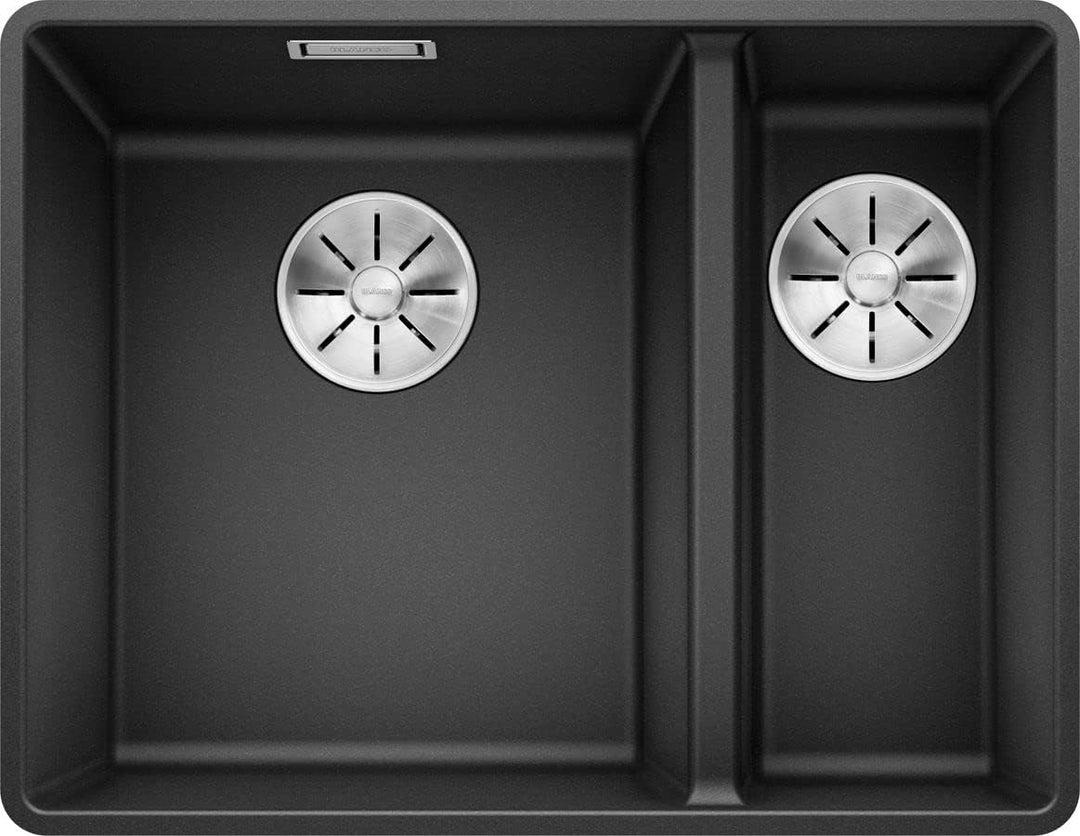 BLANCO SUBLINE 340/160-F | SILGRANIT anthrazit | Einbauart: Flächenbündig | Hauptbecken links | ohne