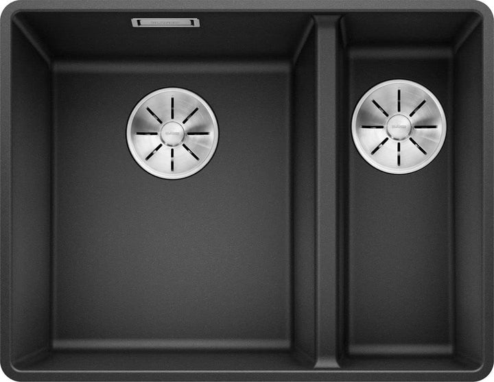 BLANCO SUBLINE 340/160-F | SILGRANIT anthrazit | Einbauart: Flächenbündig | Hauptbecken links | ohne