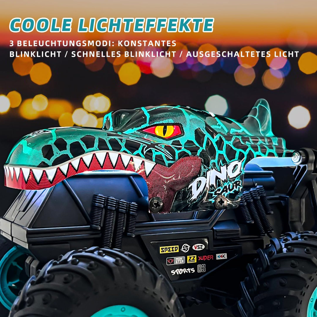Ferngesteuertes Auto, 2,4GHz 20 km/h RC Monstertruck, 1:20 Ferngesteuerter Monster Truck mit Aufrech
