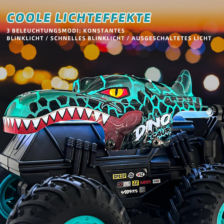 Ferngesteuertes Auto, 2,4GHz 20 km/h RC Monstertruck, 1:20 Ferngesteuerter Monster Truck mit Aufrech