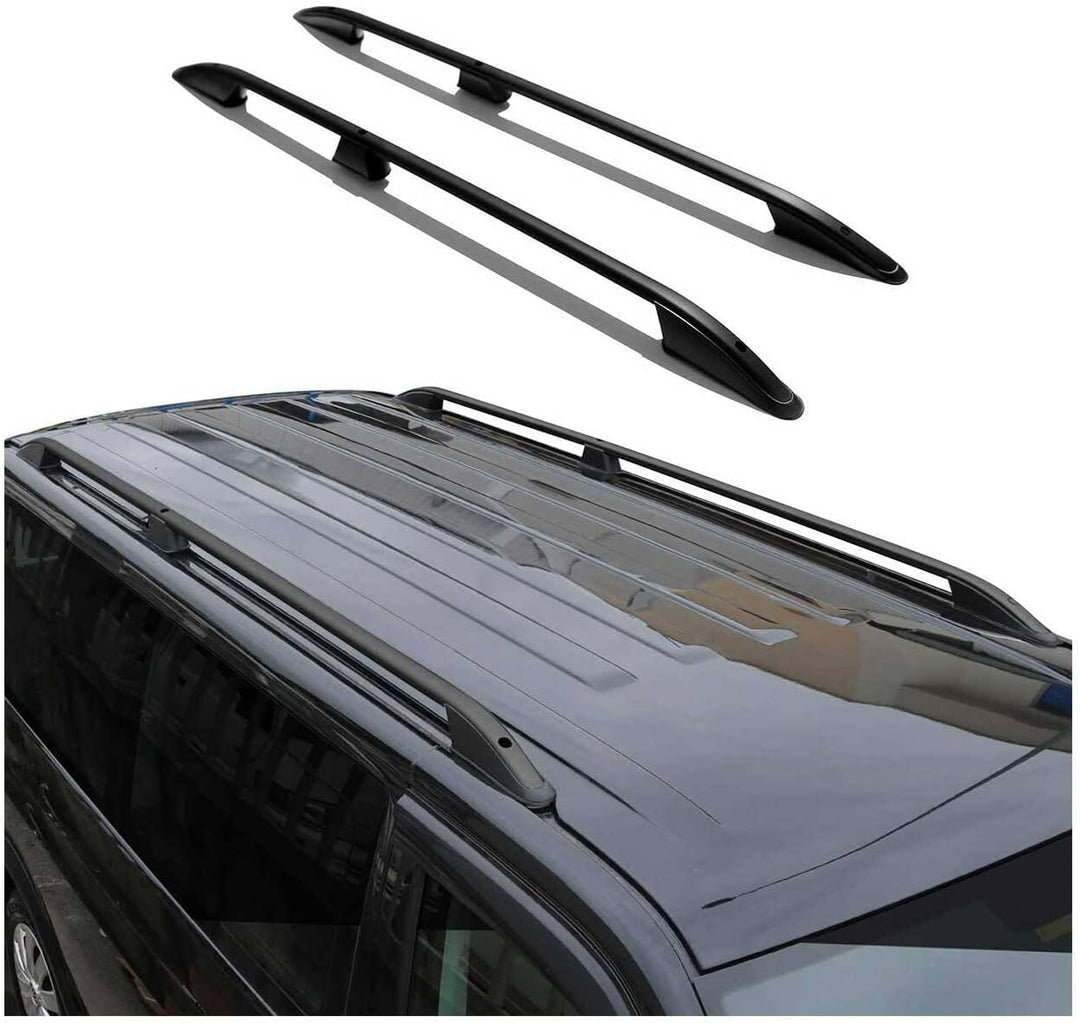 OMAC Dachreling kompatibel mit Peugeot Partner Tepee 2008-2018 Alu TÜV ABE Schwarz 2X Partner Tepee