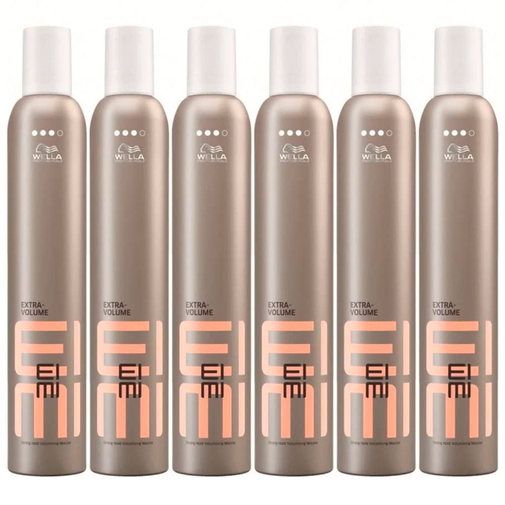 6er Extra Volume Eimi Wella Professionals Extra Starker Volumen Haarschaum 500 ml Unparfümiert 500ml