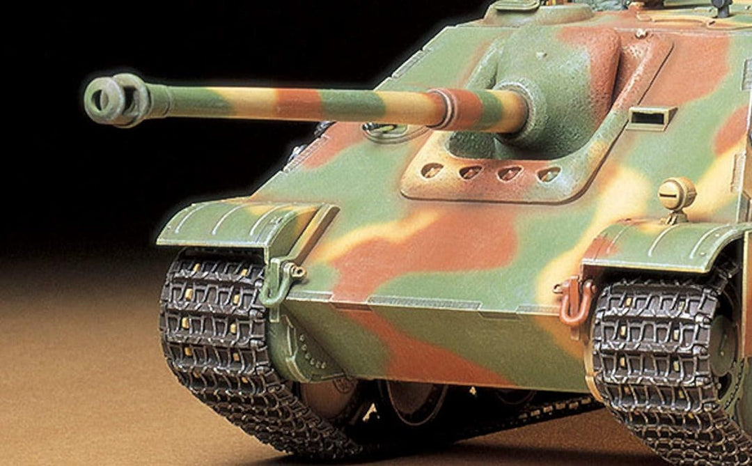 TAMIYA 35203 1:35 Dt. SdKfz.173 Jagdpanther Spät.(1), Modellbausatz,Plastikbausatz, Bausatz zum Zusa