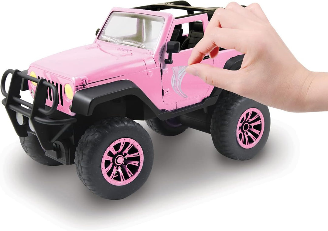 Dickie Toys – RC Girlmazing Jeep Wrangler – ferngesteuertes Auto, RC Auto, Spielzeugauto mit 2-Kanal