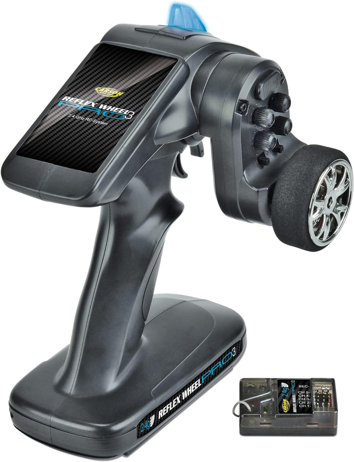 Carson 500500053 - FS 2K Reflex Wheel PRO 3, 2.4 GHz BEC