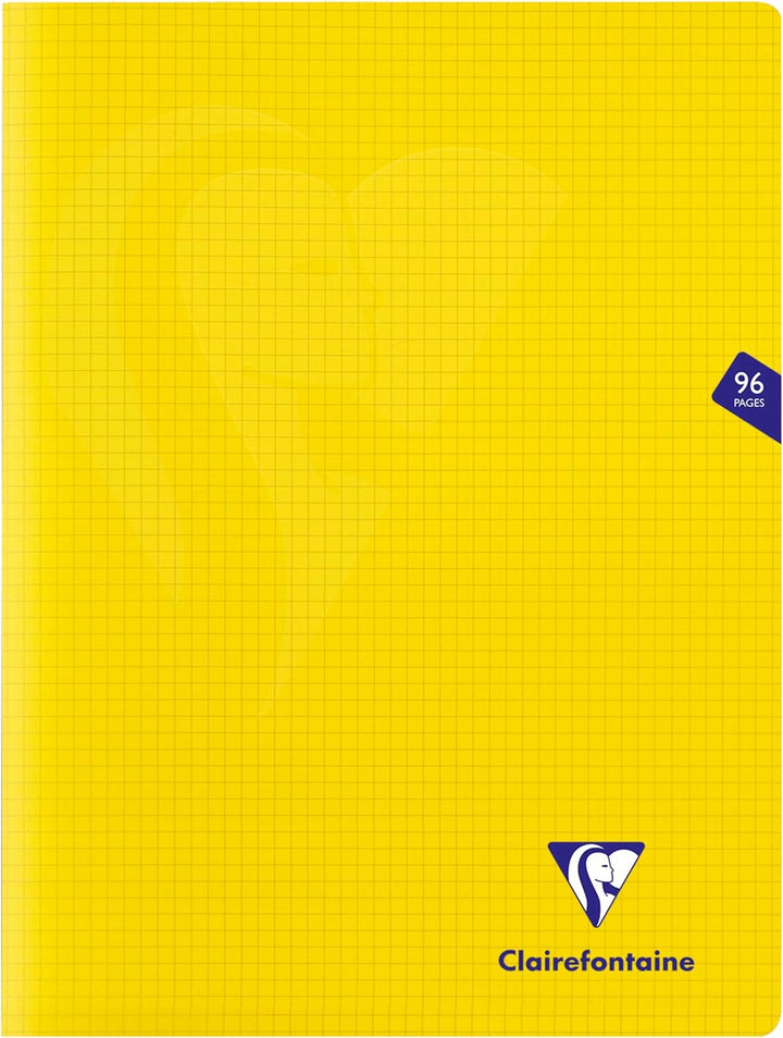 Clairefontaine 343362C - Packung mit 10 Heften Mimesys DIN A4+, 24x32cm, 48 Blatt kariert, 90g, Einb