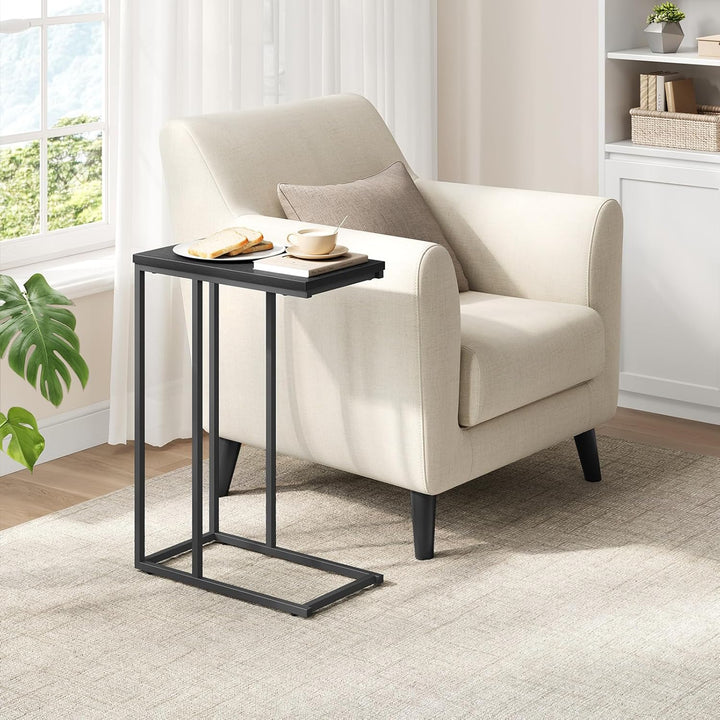 WOLTU Beistelltisch 2er Set Kaffeetisch Couchtisch Sofatisch Nachttisch Betttisch Laptoptisch, Geste