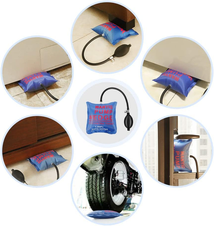 WANYIG 4 Stücke Montagekissen Luftkissen Air Wedge Pump Wedge Pneumatikspanner Montage Luftkissen Sp