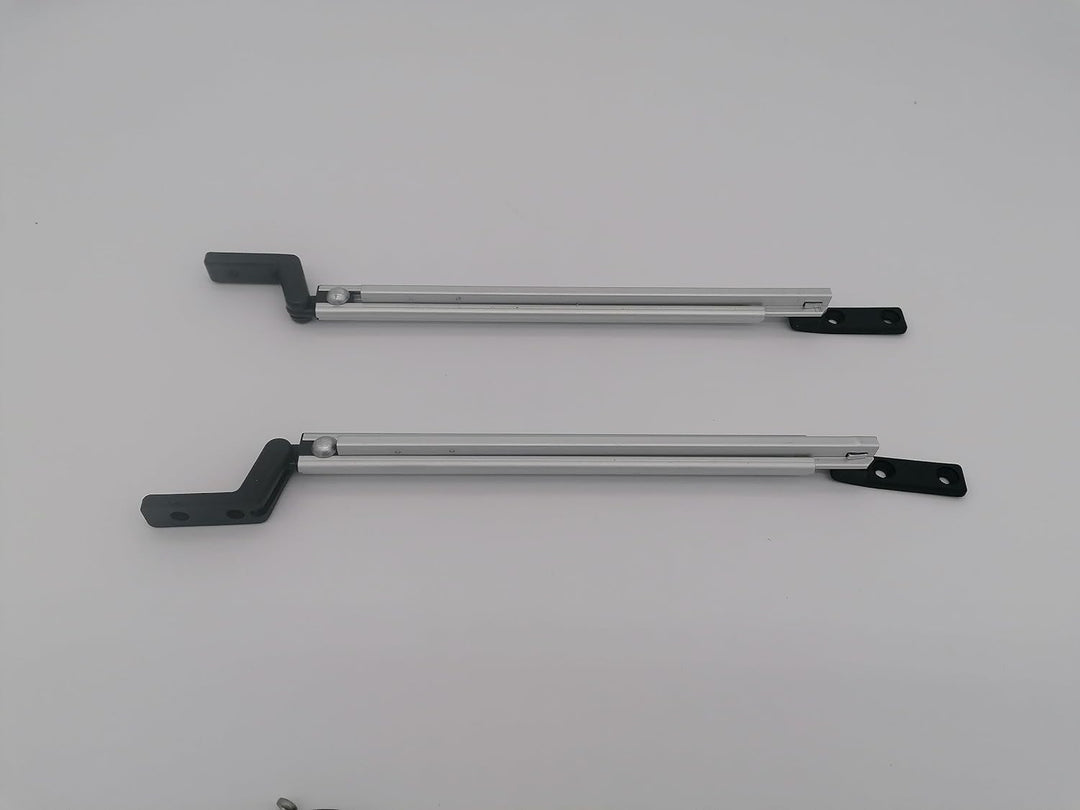 CR-MOESANCO® Kompass-Set rechts + Links für Wohnwagen, Arm für Wohnmobil-Fensterstütze, Hebestütze o