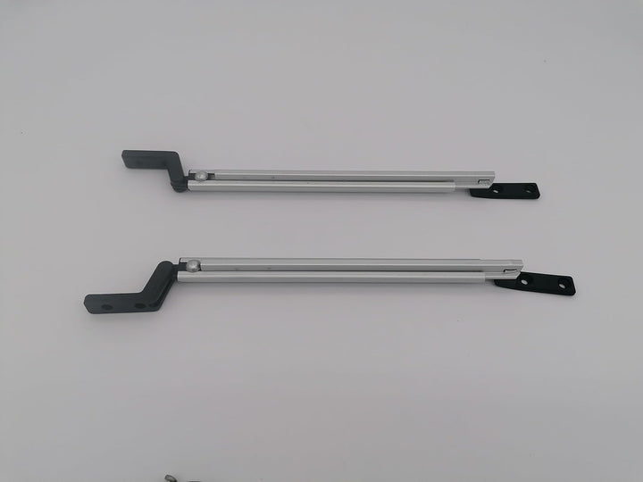 CR-MOESANCO® Kompass-Set rechts + Links für Wohnwagen, Arm für Wohnmobil-Fensterstütze, Hebestütze o