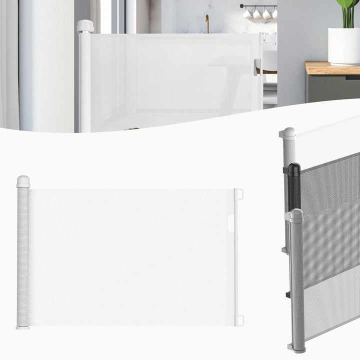 LZQ Türschutzgitter Treppenschutzgitter Roll für Babys und Haustiere, 0-180cm, 87 cm Hoch Baby Abspe