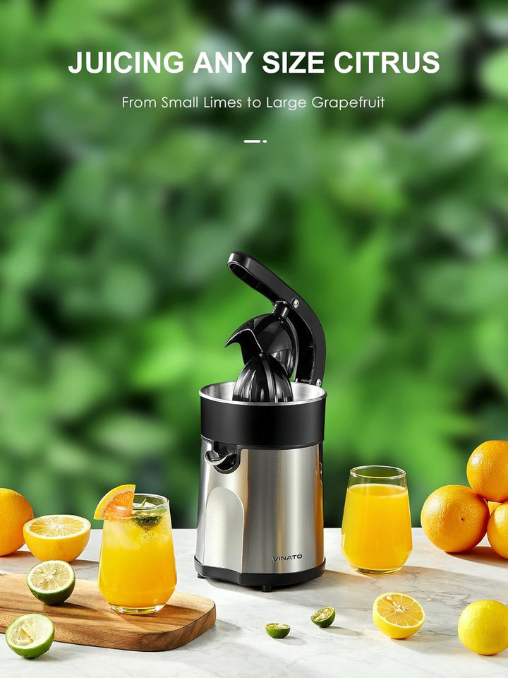 VINATO Zitruspresse, Orangenpresse Zitruspresse Zitronenpresse Orangensaftpresse, Orange Juicer Pres