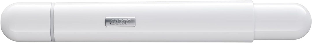 LAMY pico kleiner Taschen-Kugelschreiber 288 aus Metall im Lack-Finish in der Farbe weiss mit Druckm