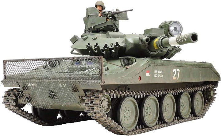 Tamiya 300036213 M5551 1:16 US M551 Sheridan Standmodell, originalgetreue Nachbildung, Modellbau, Pl