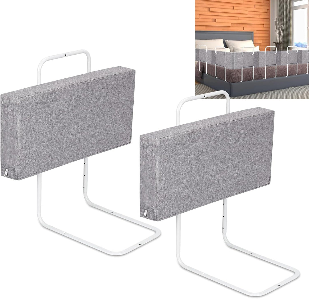 Ansobea 60x28cm Bettgitter Rausfallschutz Babybettgitter, Kinderbettgitter 5-Loch Höhenverstellbar,