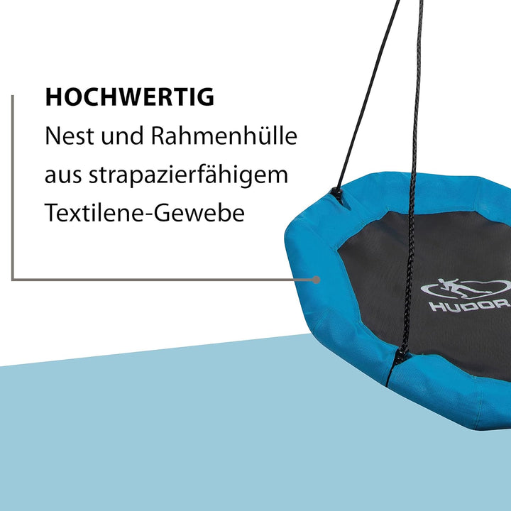 Hudora 72168/00 Nestschaukel, schwarz/blau, 110 cm, 110 cm
