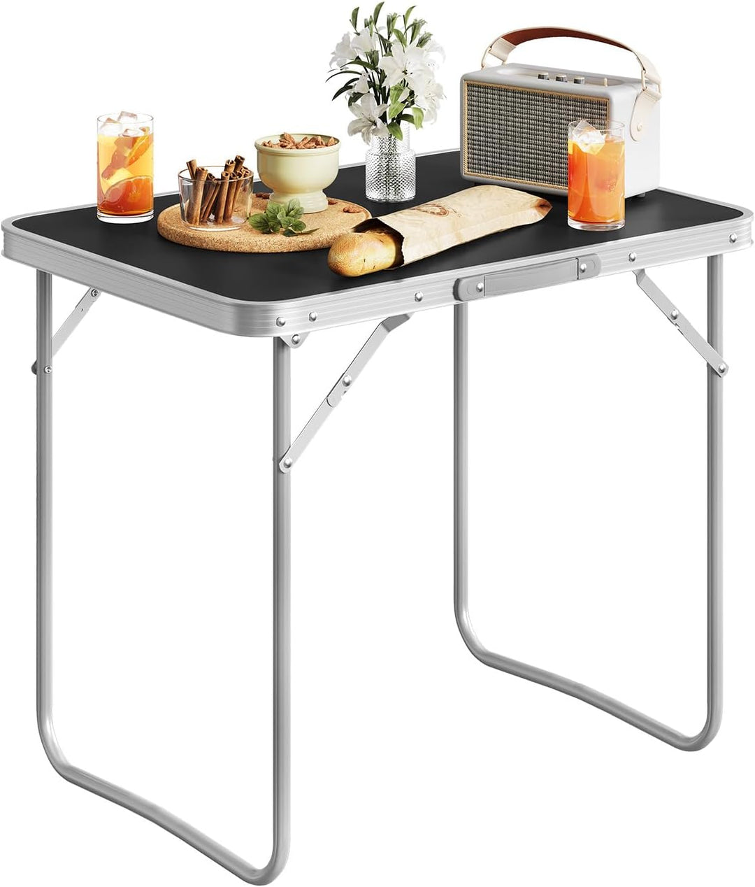 WOLTU Campingtisch Klapptisch Reisetisch mit Griff, 70x50x60cm(LxBxH) zusammenklappbar Gartentisch a