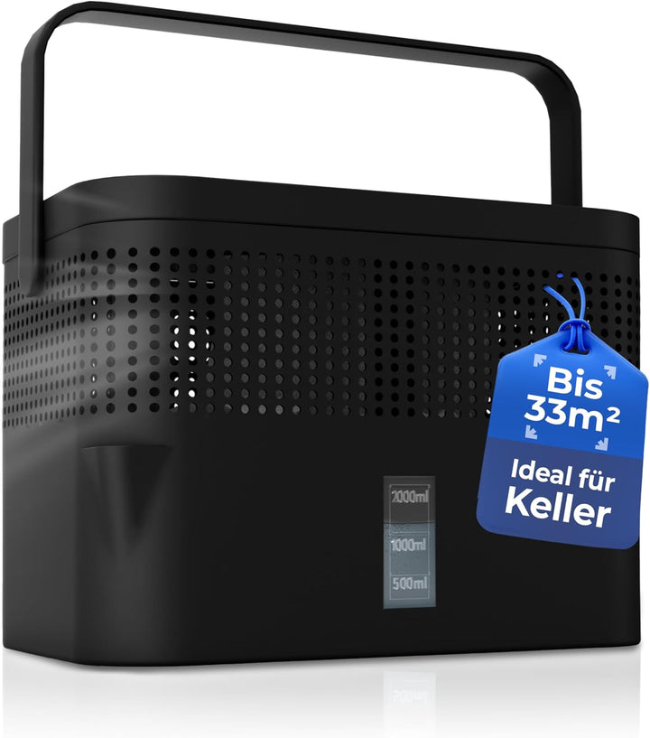 BonAura® AirOne Max Luftentfeuchter ohne Strom bis 33m² I 360° Belüftung I Raumentfeuchter mit Ausgi