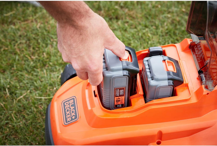 Black+Decker Li-Ion Akku (18V 4,0Ah, für alle 18V / F5 Gartengeräte und Elektrowerkzeuge, anwenderfr