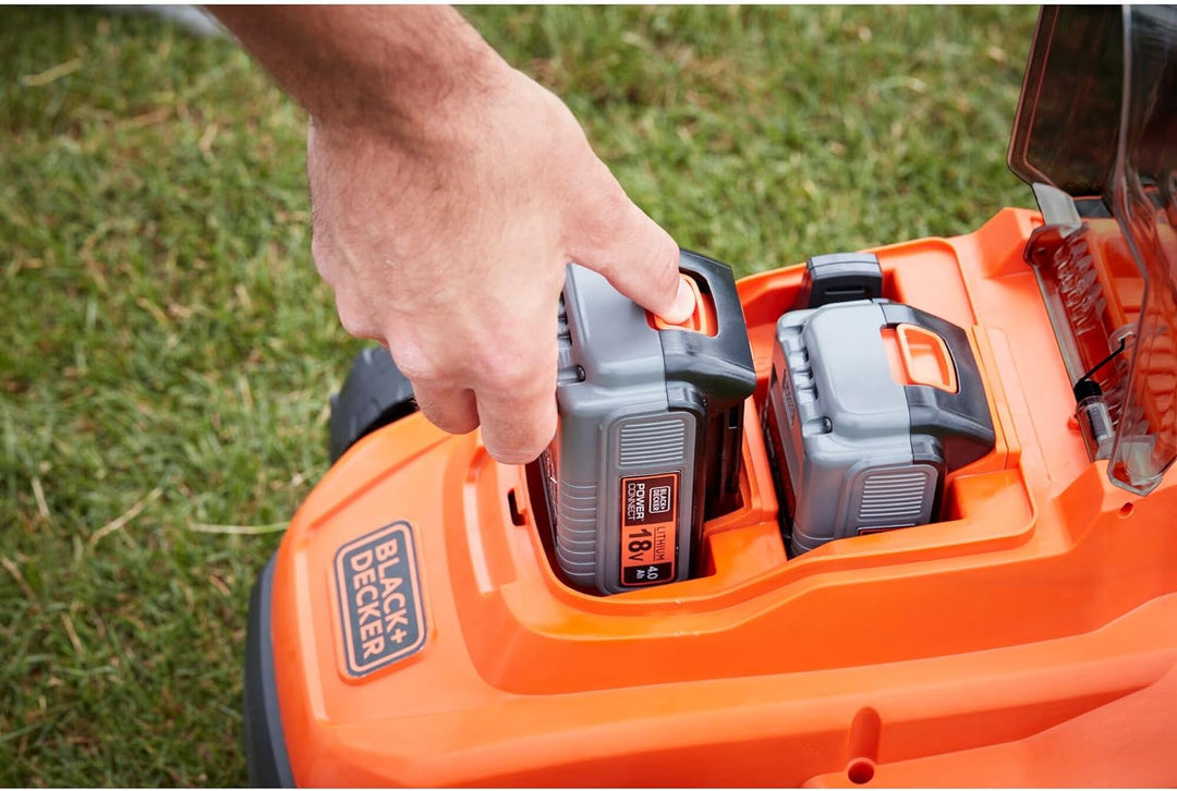 Black+Decker Li-Ion Akku (18V 4,0Ah, für alle 18V / F5 Gartengeräte und Elektrowerkzeuge, anwenderfr