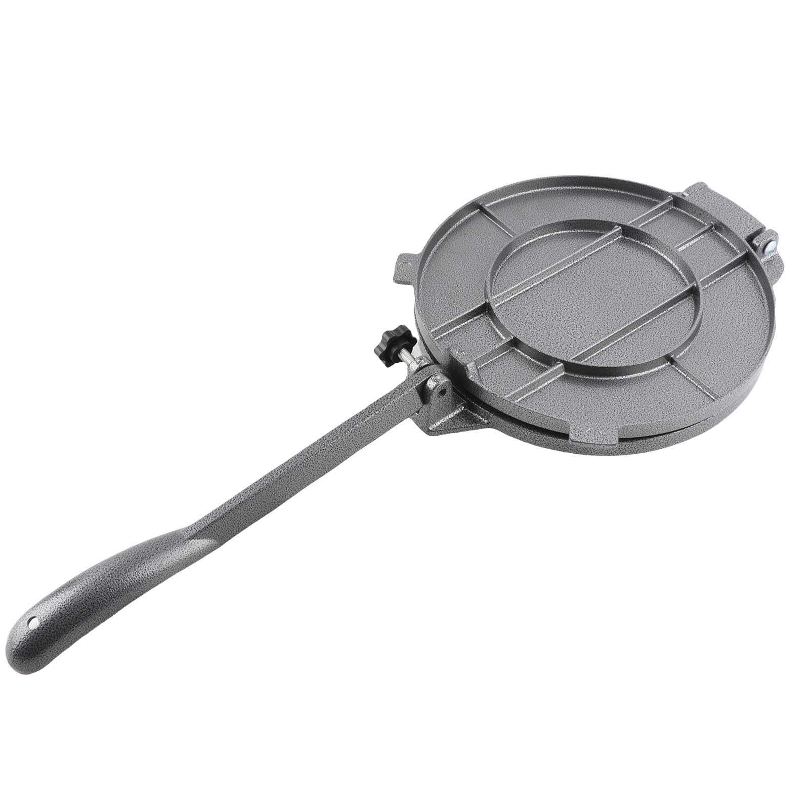 Produktbild von VERDANVERSE Aluminium Tortillapresse Rot – Antihaft, Manuell, Für Tortillas, Pizza & Tacos