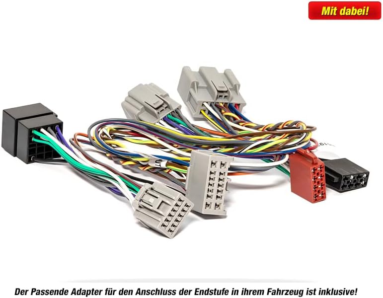 PIONEER GM-D1004 Auto/KFZ Kompakt Plug & Play Upgrade Verstärker/Endstufe kompatibel mit VOLVO - Med