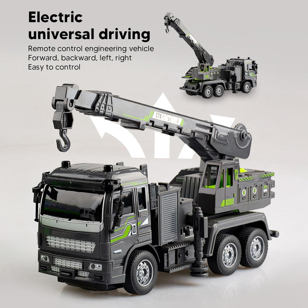 Srliya 1:32 RC-Kran Hochsimulation Bewegliches Gelenkferngesteuertes Kranmodell mit Leichter Mädchen