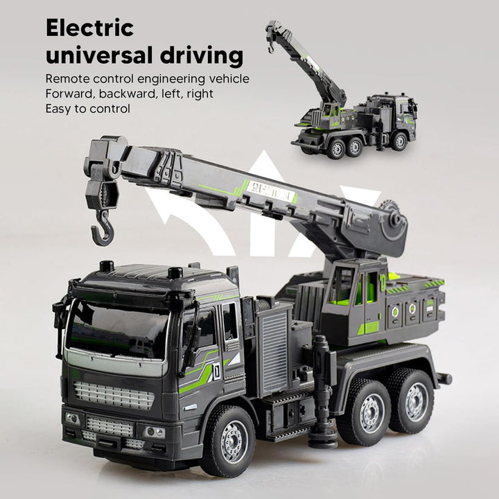 Srliya 1:32 RC-Kran Hochsimulation Bewegliches Gelenkferngesteuertes Kranmodell mit Leichter Mädchen