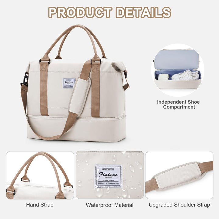 WEPLAN Handgepäck Tasche 45x36x20 Easyjet für Flugzeug Reisetasche Damen Handgepäck Ryanair 40x20x25