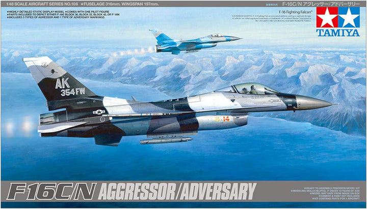 Tamiya 300061106-1:48 Lockheed Martin F-16C/N Aggressor